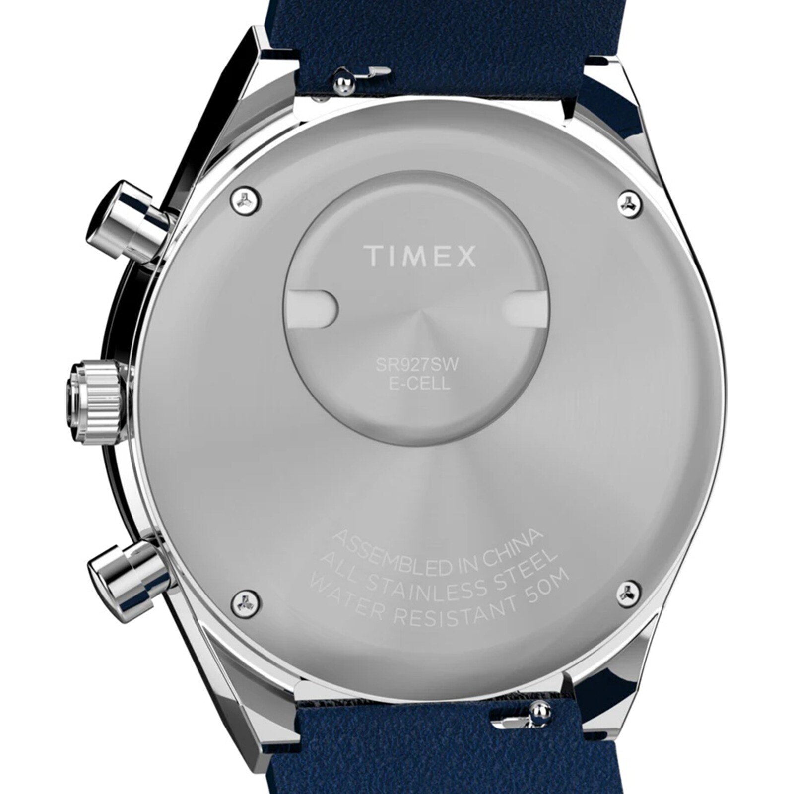 Timex Q Timex Chronograph 40mm Mens Watch Blue