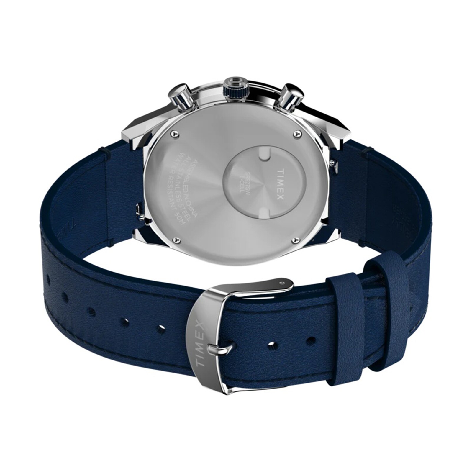 Timex Q Timex Chronograph 40mm Mens Watch Blue