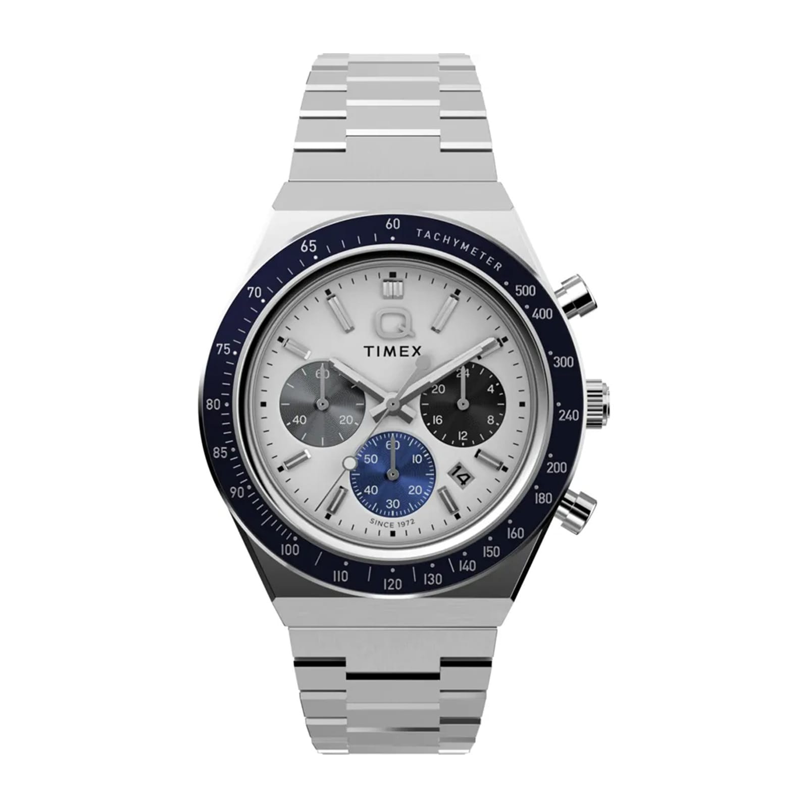 Timex Q Timex Chronograph 40mm Mens Watch White