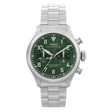 Timex Waterbury Ace Chronograph 41mm Mens Watch Green