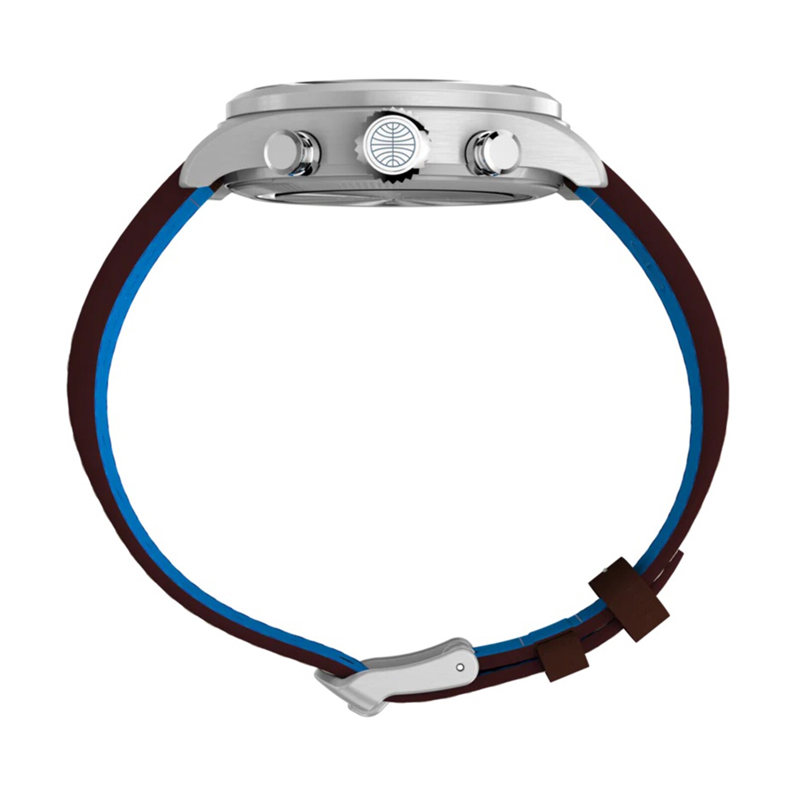 Timex Timex x Pan Am Waterbury Ace Chronograph 41mm Mens Watch Silver