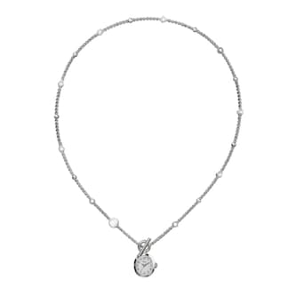 Timex Cavatina Mini Necklace 17mm Ladies Watches White