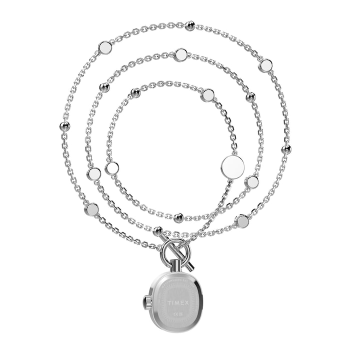 Timex Cavatina Mini Necklace 17mm Ladies Watches White