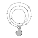 Timex Cavatina Mini Necklace 17mm Ladies Watches White