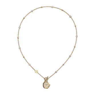 Timex Cavatina Mini Necklace 17mm Ladies Watches Champagne