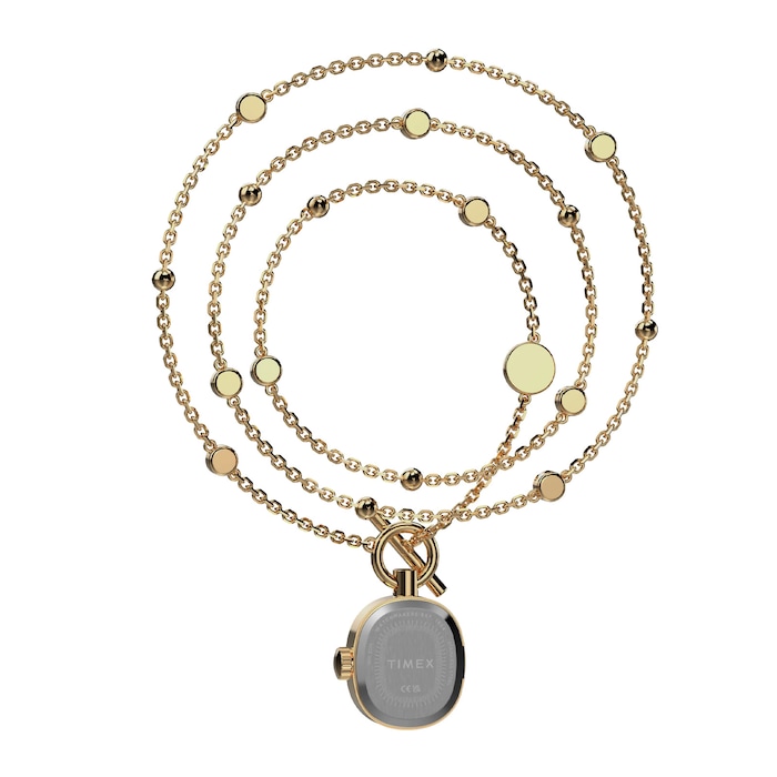 Timex Cavatina Mini Necklace 17mm Ladies Watches Champagne