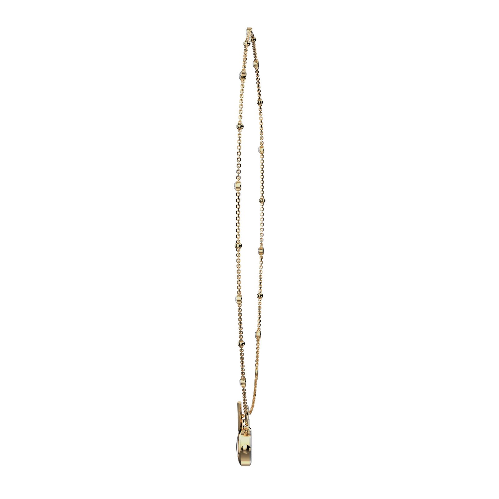 Timex Cavatina Mini Necklace 17mm Ladies Watches Champagne