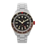 Timex Waterbury Heritage Automatic GMT 41.5mm Mens Watches Black