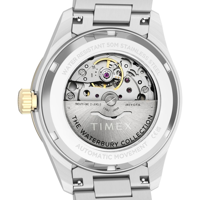 Timex Waterbury Heritage Automatic 39mm Mens Watches Black