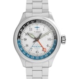 Timex Pan Am x Timex Waterbury GMT 41mm Mens Watches Silver