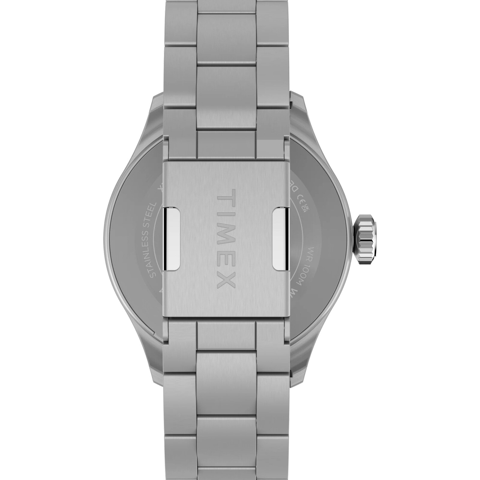 Timex Pan Am x Timex Waterbury GMT 41mm Mens Watches Silver