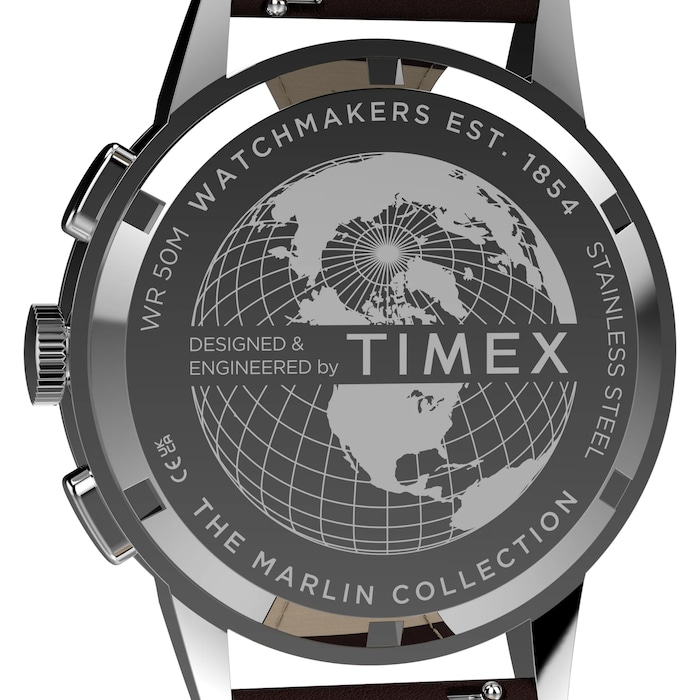 Timex Marlin Neo Classic Chronograph 40mm Mens Watches Blue