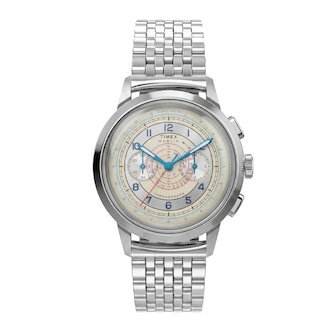 Timex Marlin Neo Classic Chronograph 40mm Mens Watches Silver