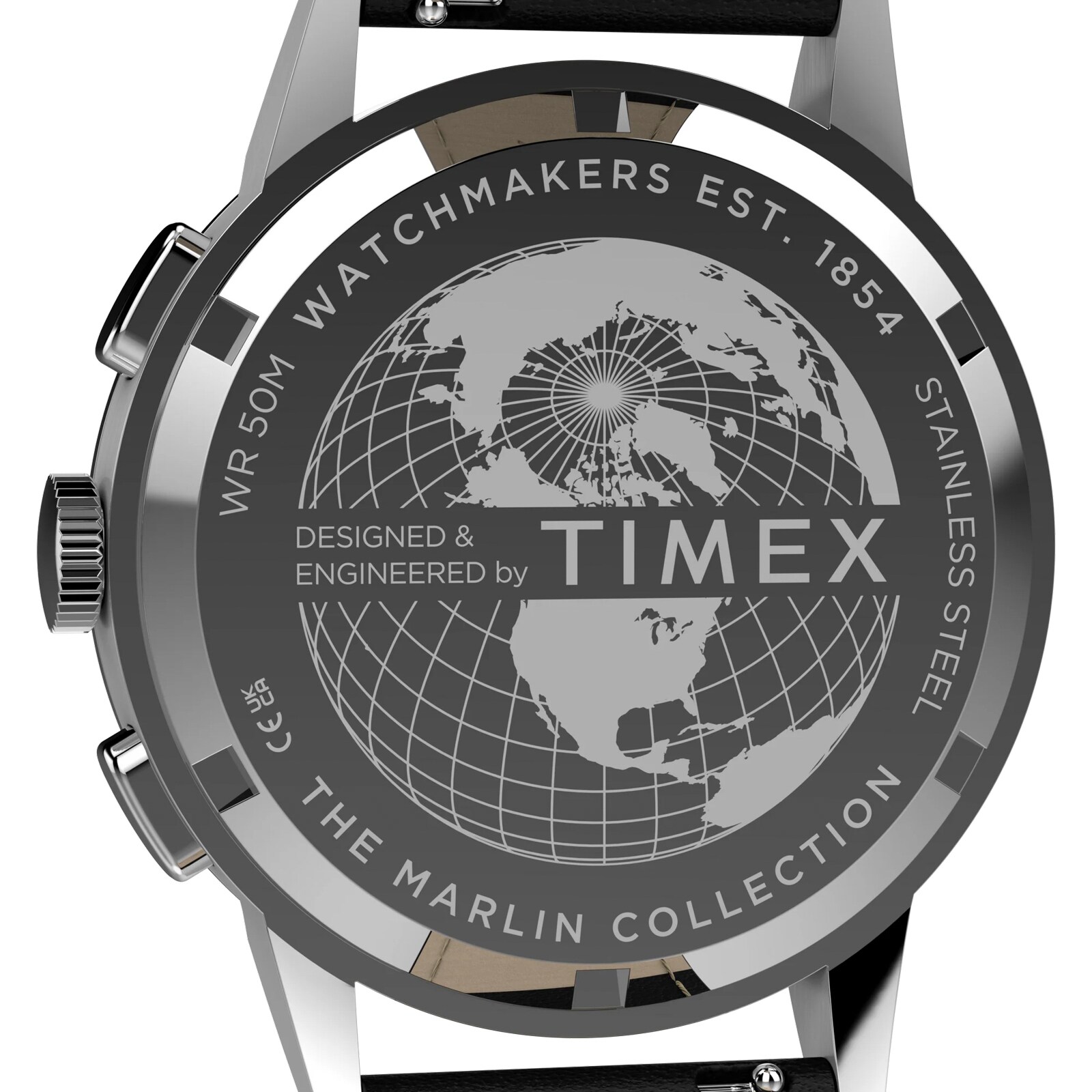 Timex Marlin Neo Classic Chronograph 40mm Mens Watches Silver