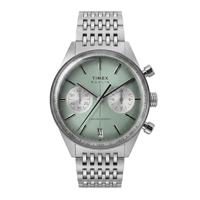 Timex Marlin Jet Chronograph 40mm Mens Watch Green