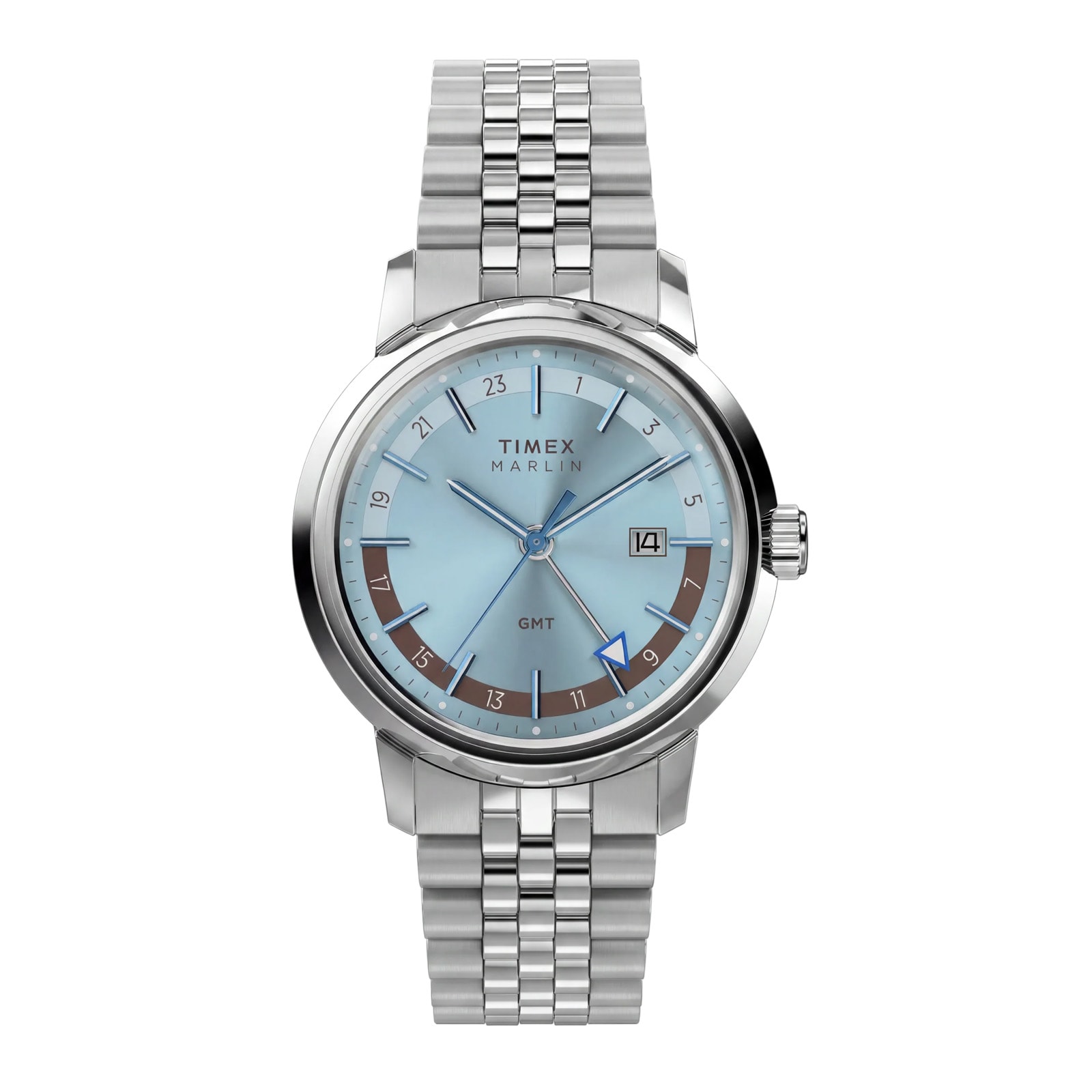 Timex Marlin GMT 40mm Mens Watches Blue