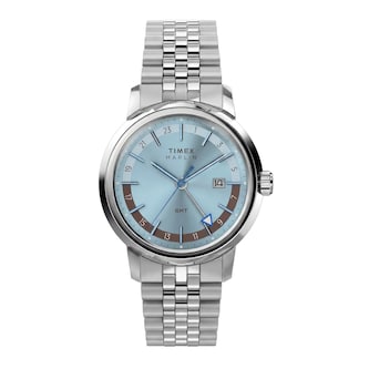 Timex Marlin GMT 40mm Mens Watches Blue