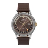 Timex Marlin GMT 40mm Mens Watches Brown