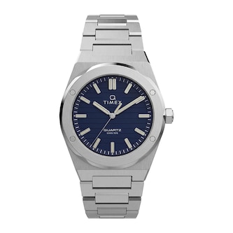 Timex Q Timex Marbella 40.5mm Mens Watches Blue