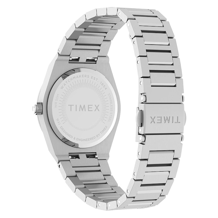 Timex Q Timex Marbella 34mm Ladies Watches Silver
