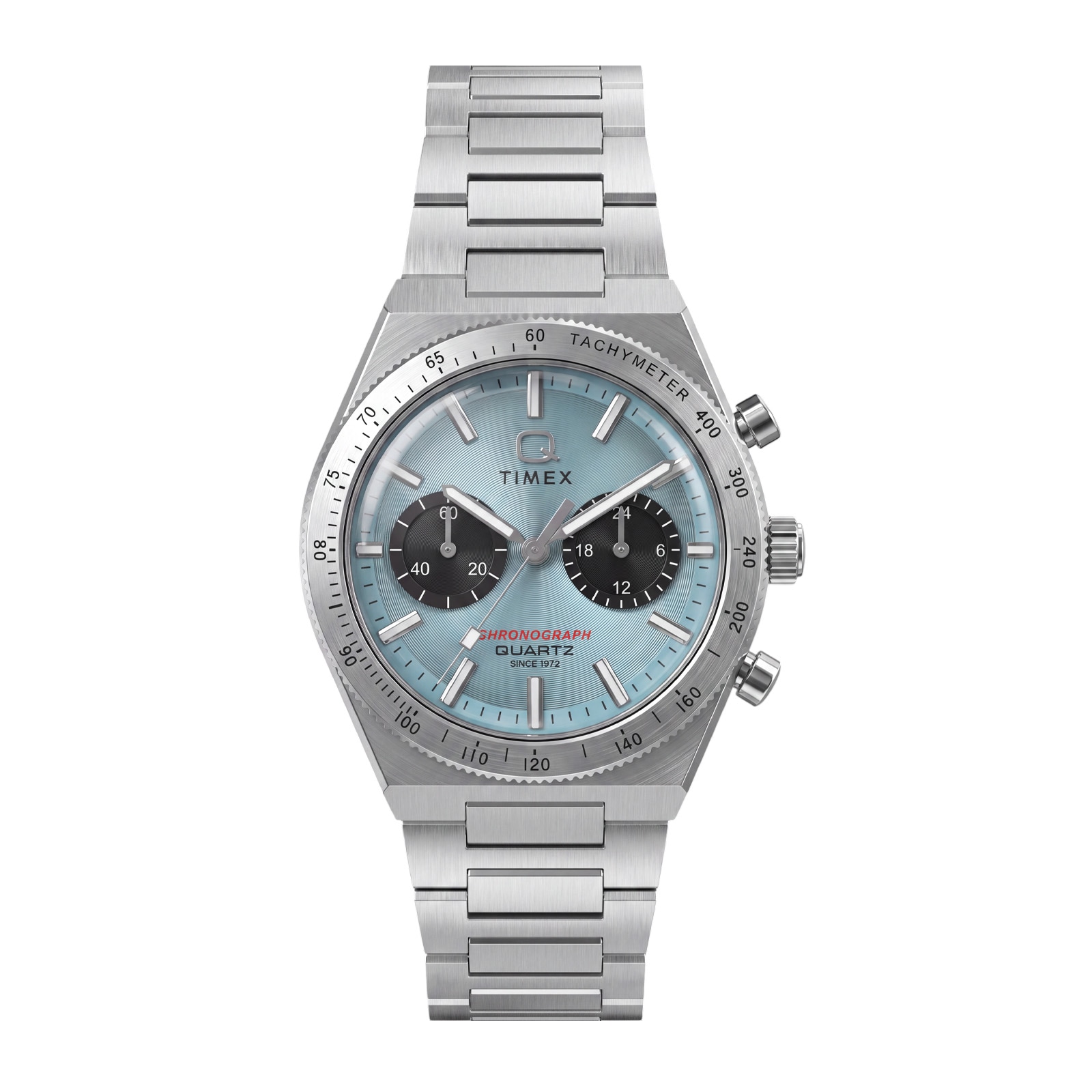 Timex Q Timex Continental Chronograph 36mm Mens Watch Blue