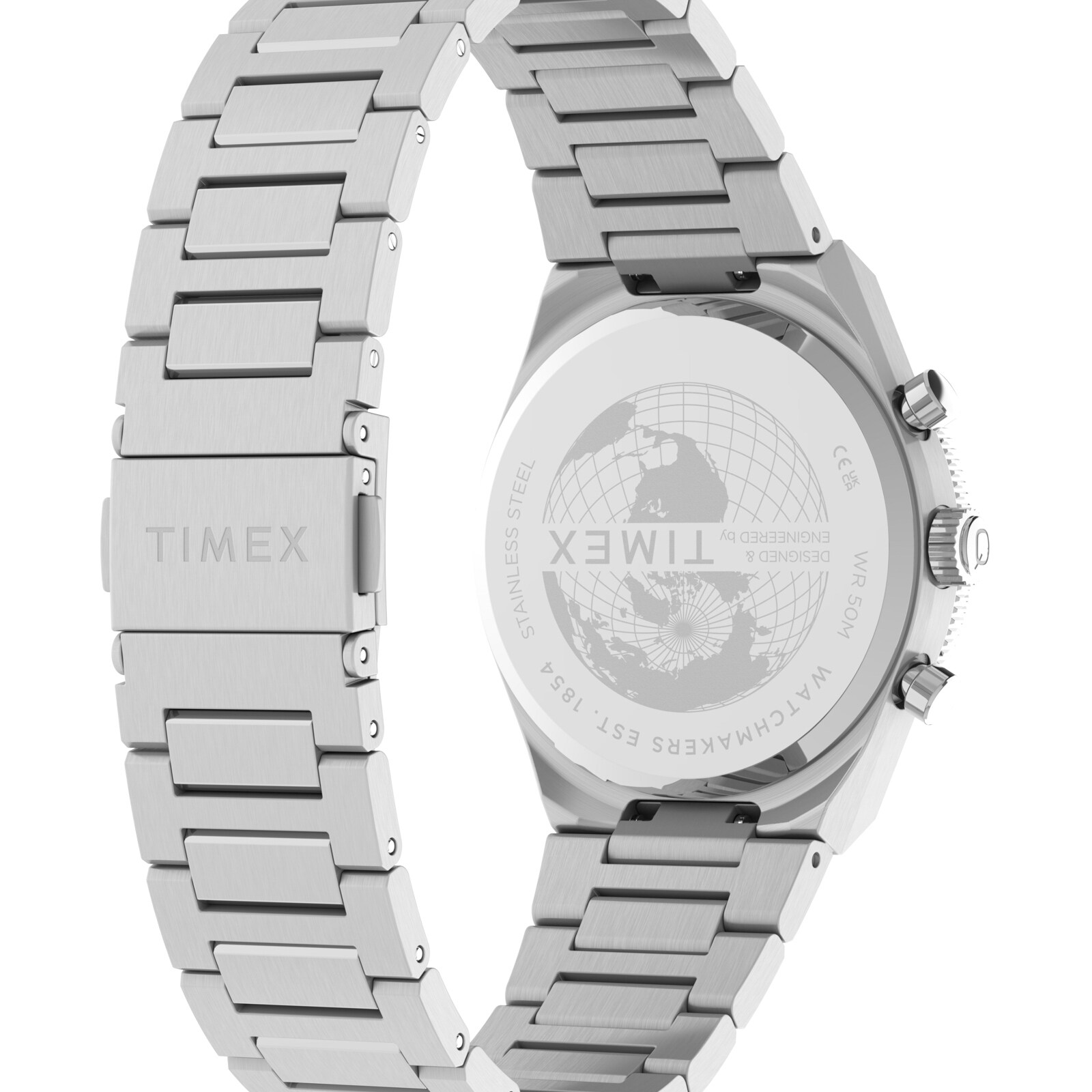 Timex Q Timex Continental Chronograph 36mm Mens Watch Blue