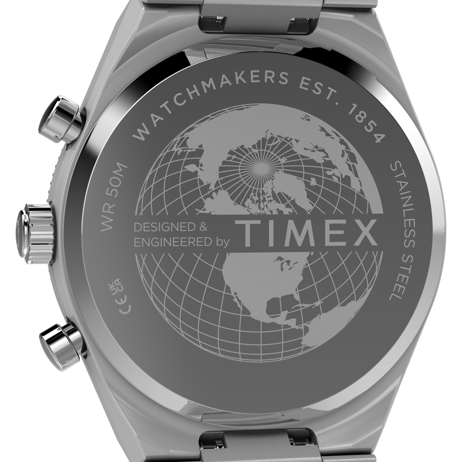 Timex Q Timex Continental Chronograph 36mm Mens Watch Blue
