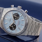 Timex Q Timex Continental Chronograph 36mm Mens Watch Blue