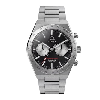 Timex Q Timex Continental Chronograph 36mm Mens Watches Black
