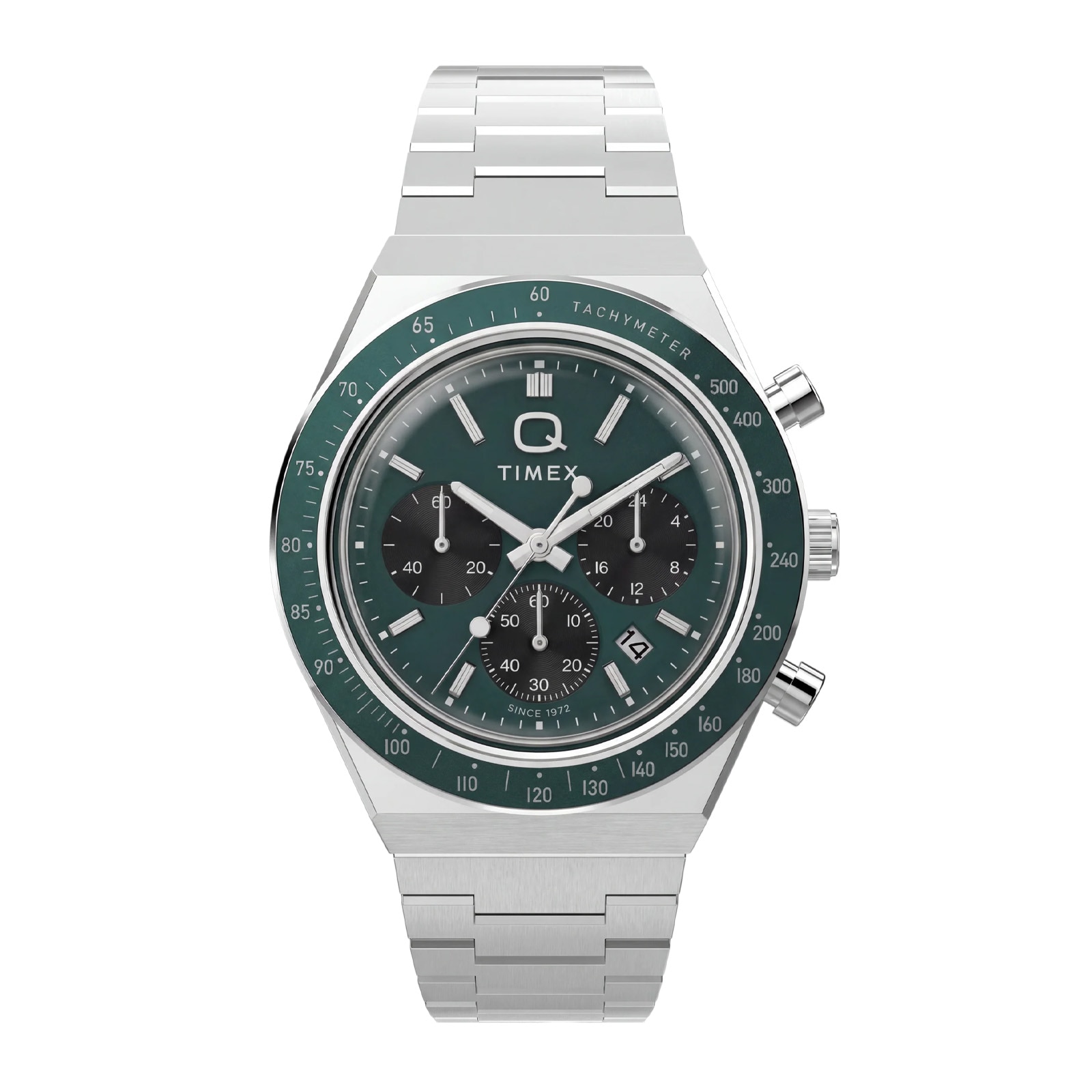 Timex Q Timex Chronograph 40mm Mens Watches Green