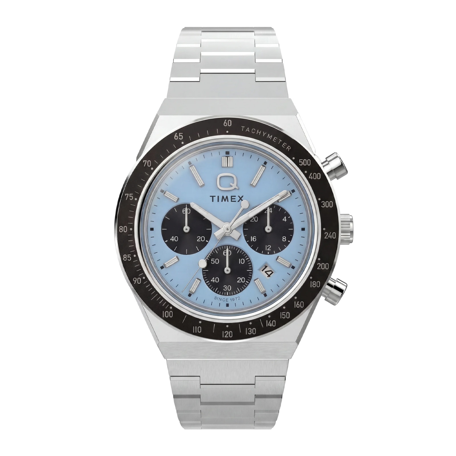 Timex Q Timex Chronograph 40mm Mens Watches Blue