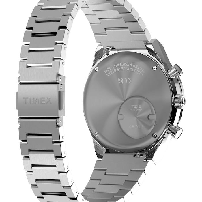 Timex Q Timex Chronograph 40mm Mens Watches Blue