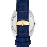 Timex 1976 Day Date Fume Reissue Inspired 37mm Mens Watches Blue