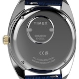 Timex 1976 Day Date Fume Reissue Inspired 37mm Mens Watches Blue