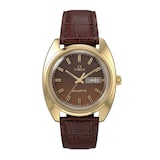 Timex 1976 Day Date Fume Reissue Inspired 37mm Mens Watches Brown