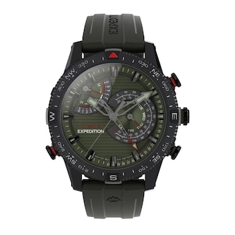 Timex Expedition Tide Temp Compass IQ 45mm Mens Watches Green