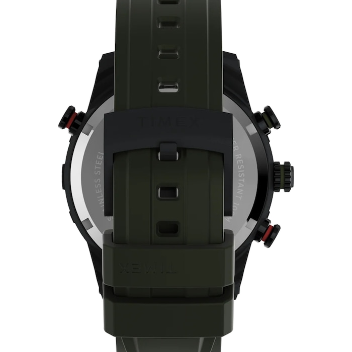 Timex Expedition Tide Temp Compass IQ 45mm Mens Watches Green