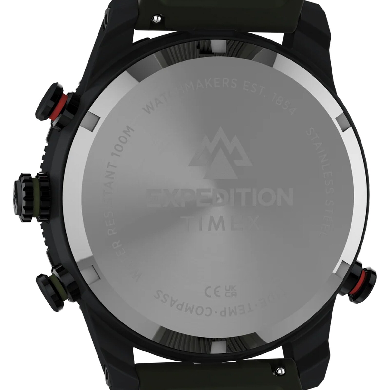 Timex Expedition Tide Temp Compass IQ 45mm Mens Watches Green