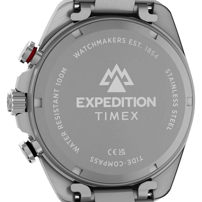 Timex Expedition Tide Compass IQ 43mm Mens Watches Blue