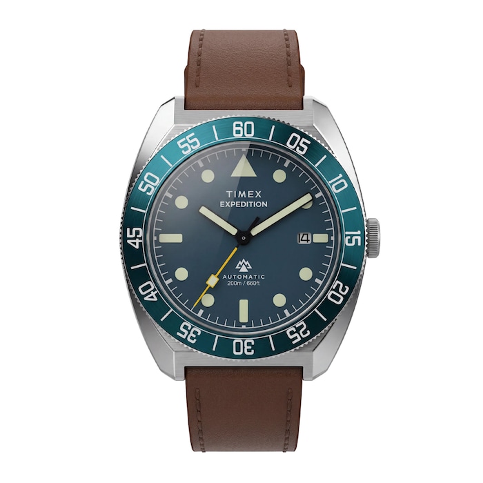 Timex Expedition Pioneer Automatic 41mm Mens Watches Blue