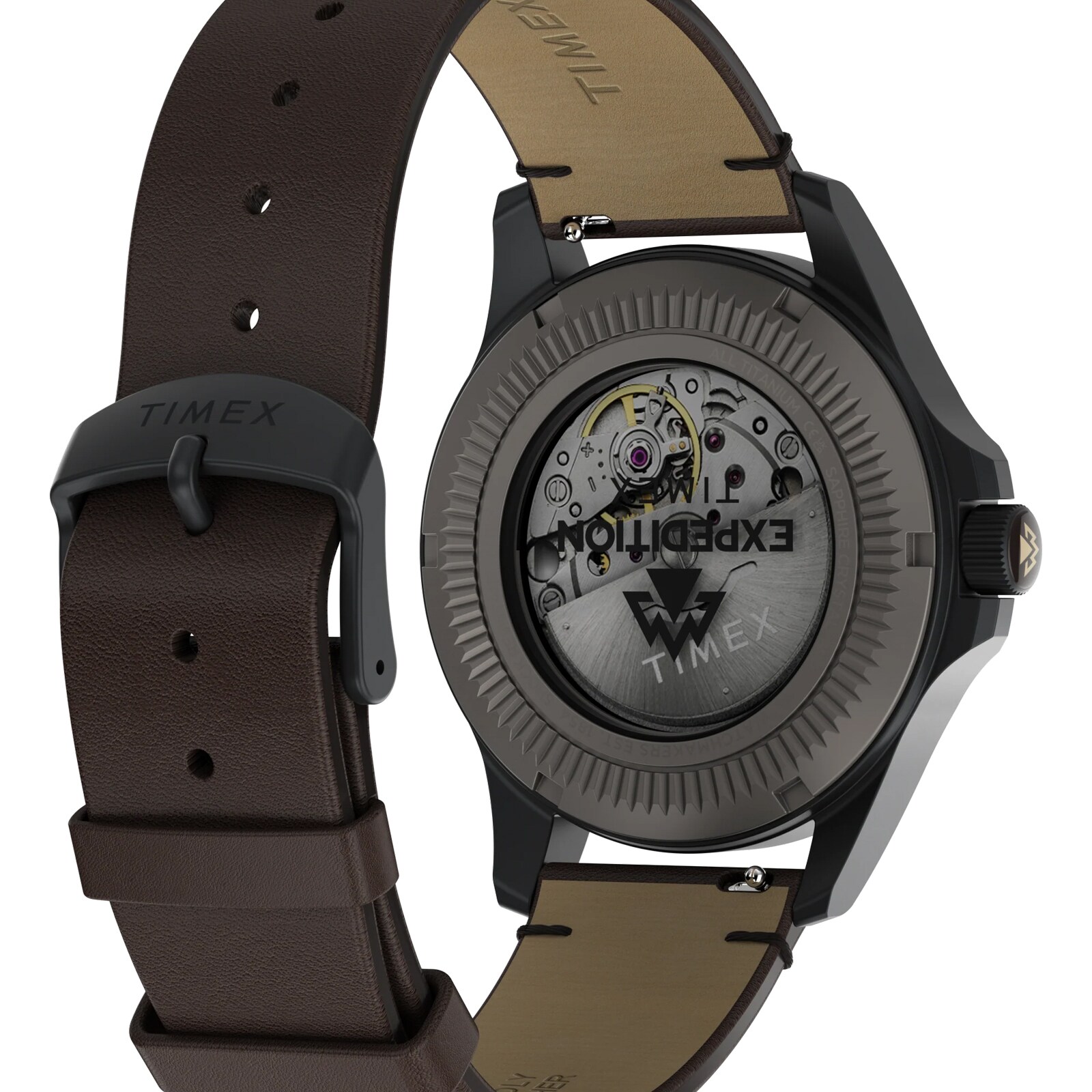 Timex Expedition Field Post Automatic 41mm Mens Watches Black