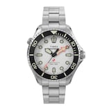 Timex Deep Water Meridian 200 HEV Automatic 44mm Mens Watches White