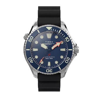 Timex Deep Water Meridian 200 HEV Automatic 44mm Mens Watches Blue