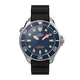 Timex Deep Water Meridian 200 HEV Automatic 44mm Mens Watches Blue
