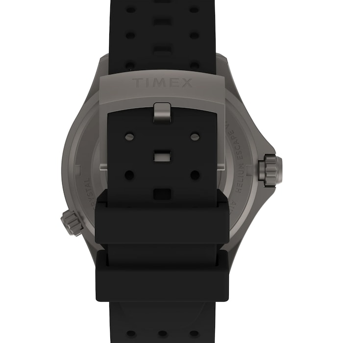 Timex Deep Water Meridian 300 Titanium HEV Automatic 44mm Mens Watches Black