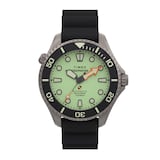 Timex Deep Water Meridian 300 Titanium HEV Automatic 44mm Mens Watches Green