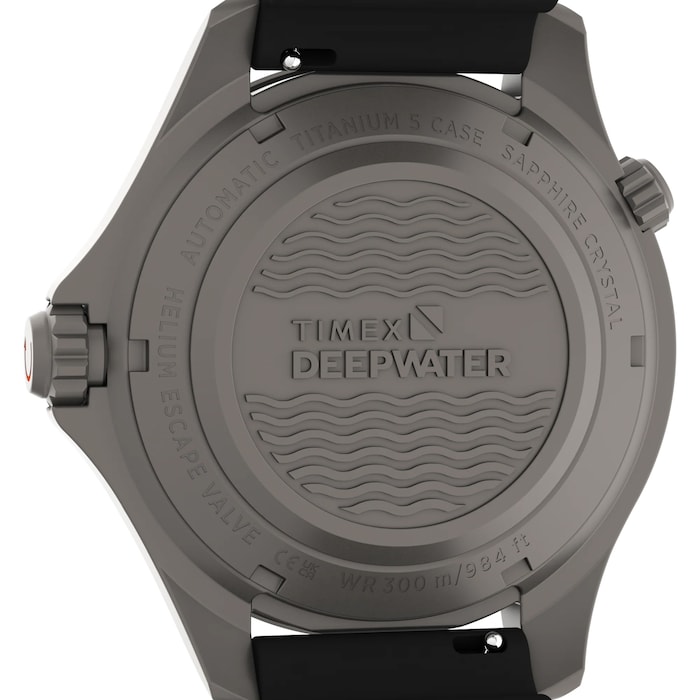 Timex Deep Water Meridian 300 Titanium HEV Automatic 44mm Mens Watches Green