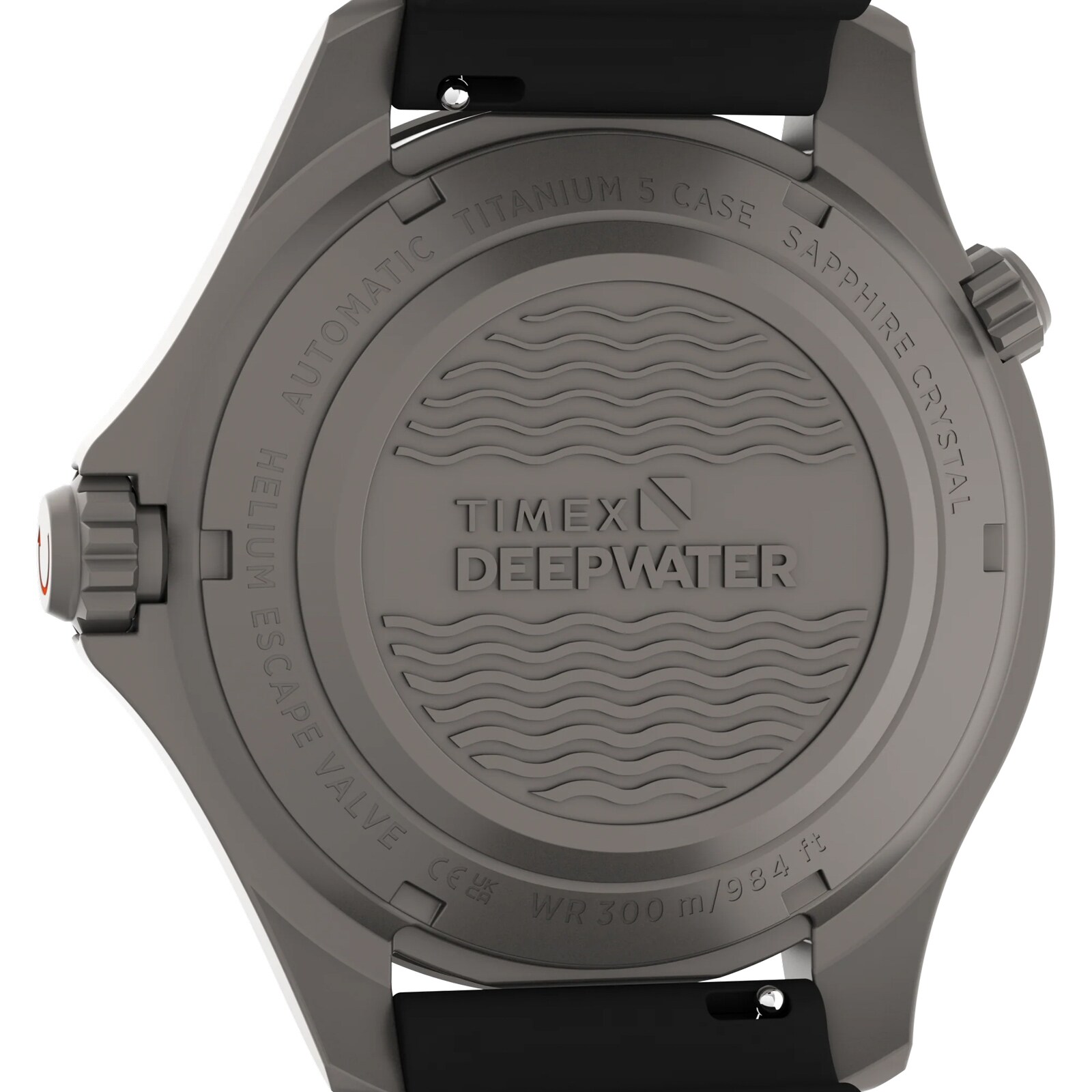 Timex Deep Water Meridian 300 Titanium HEV Automatic 44mm Mens Watches Green