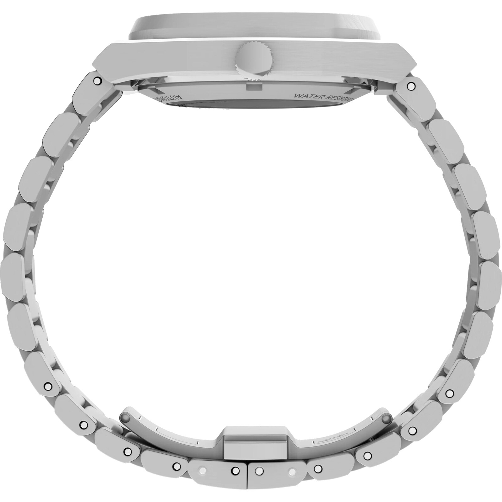 Timex Automatic E Line 38mm Mens Watches Silver