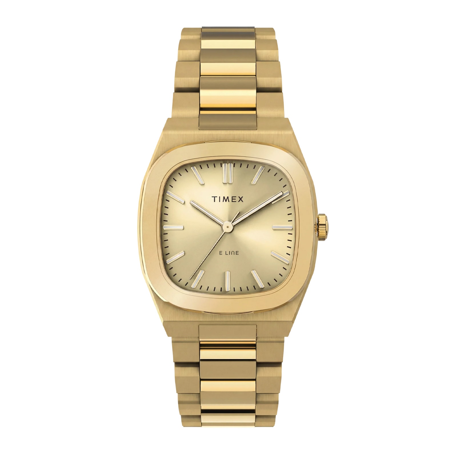 Timex Quartz E Line 30mm Ladies Watches Champagne